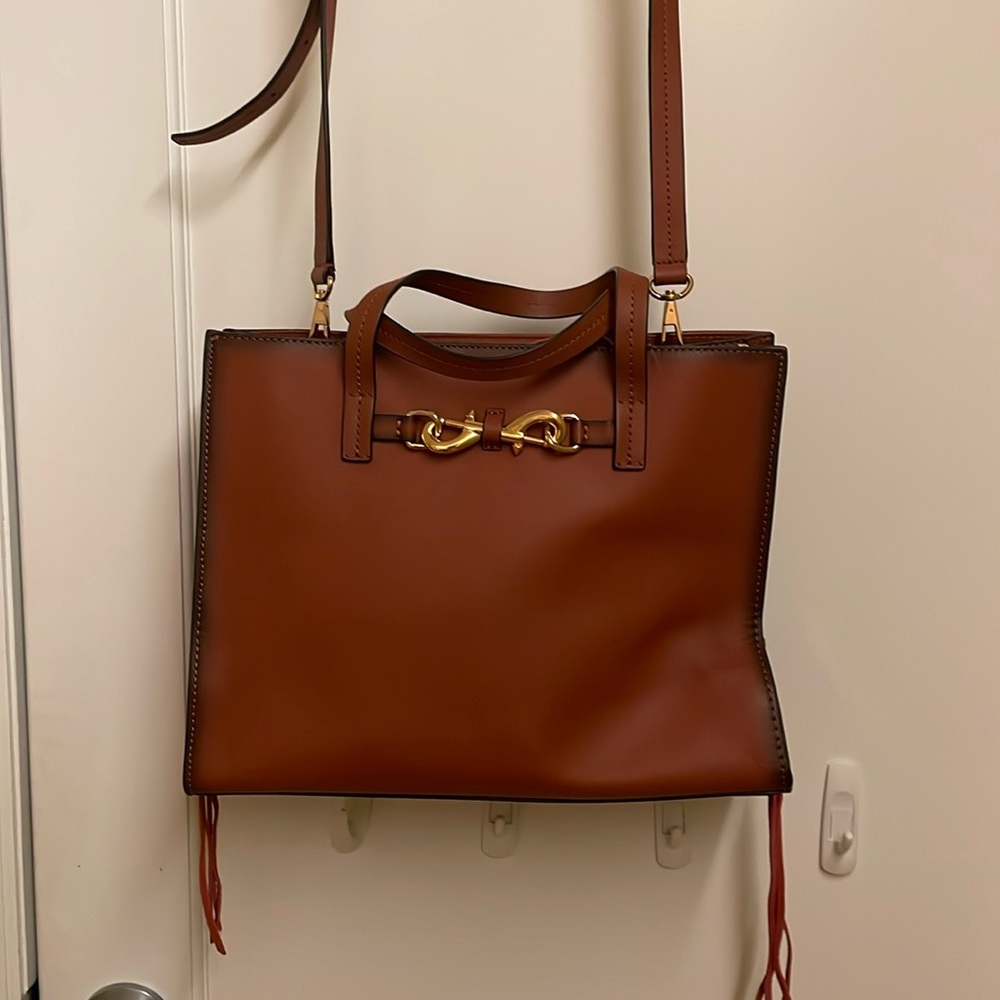 Rebecca Minkoff - new brown structured satchel